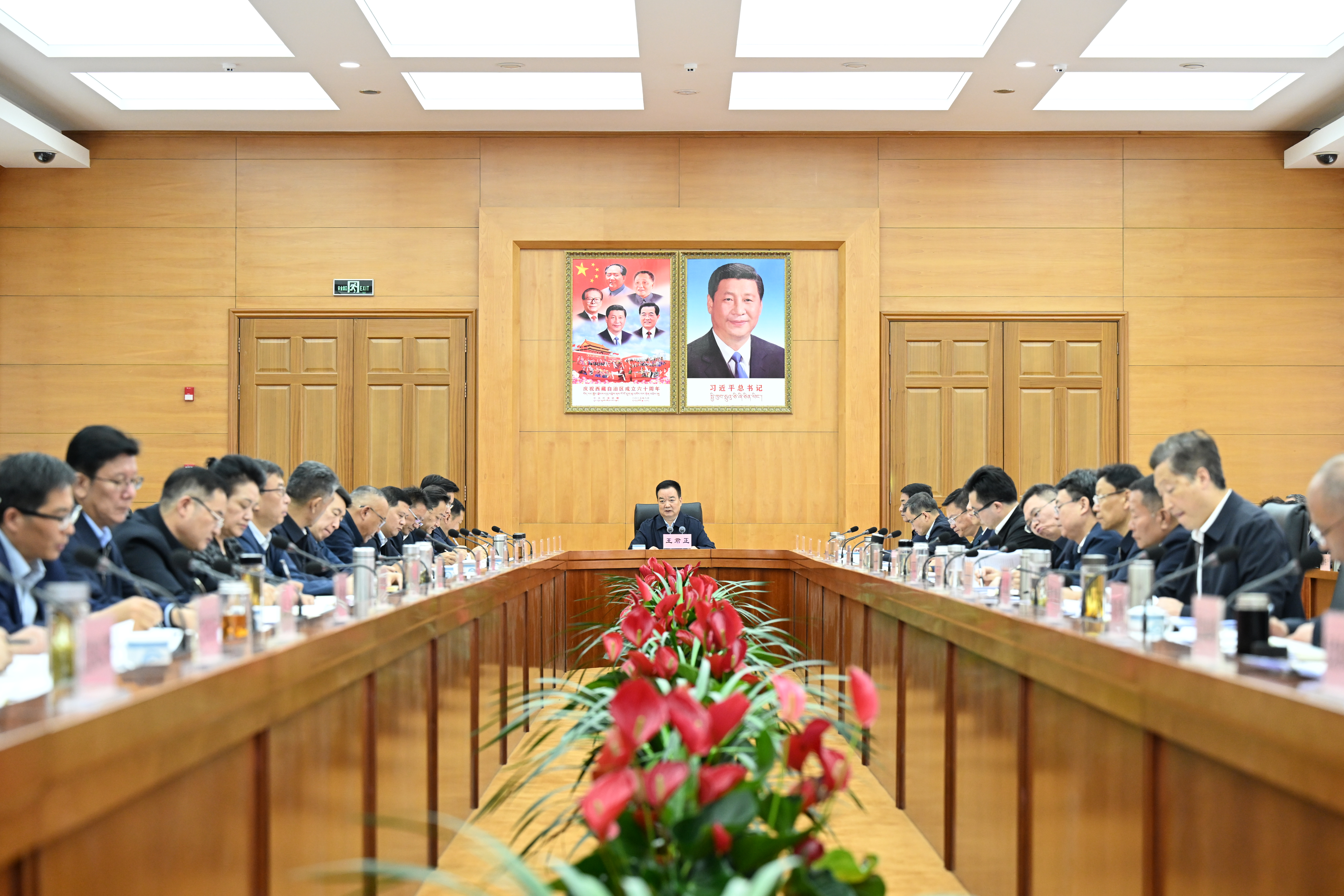 王君正主持召开自治区党委常委会会议