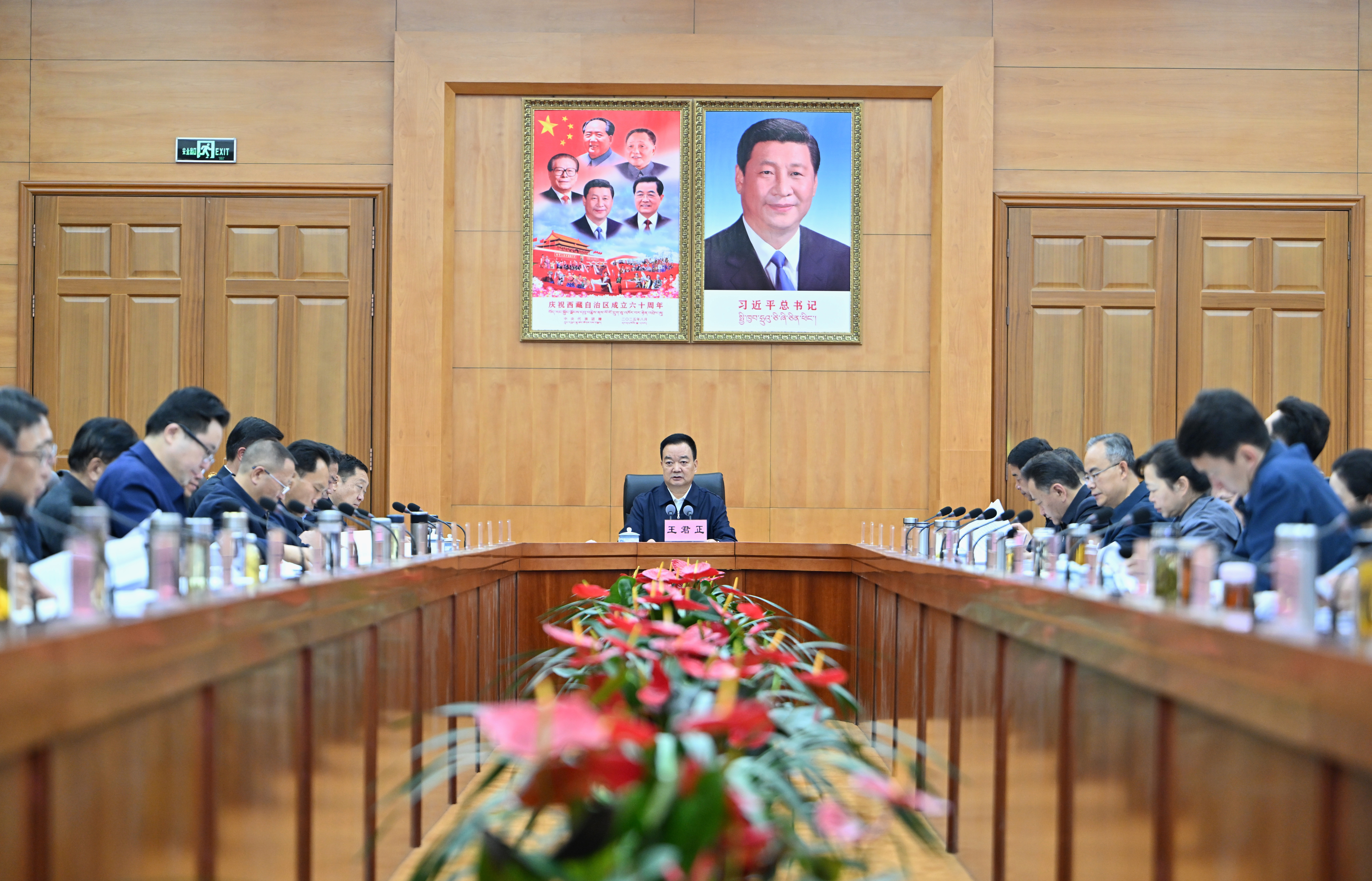 王君正主持召开自治区党委常委会会议