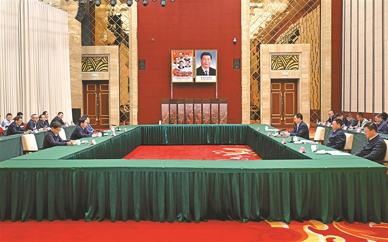 陕西省党政代表团来藏考察并座谈 王君正赵一德讲话 嘎玛泽登刘江邢善萍出席